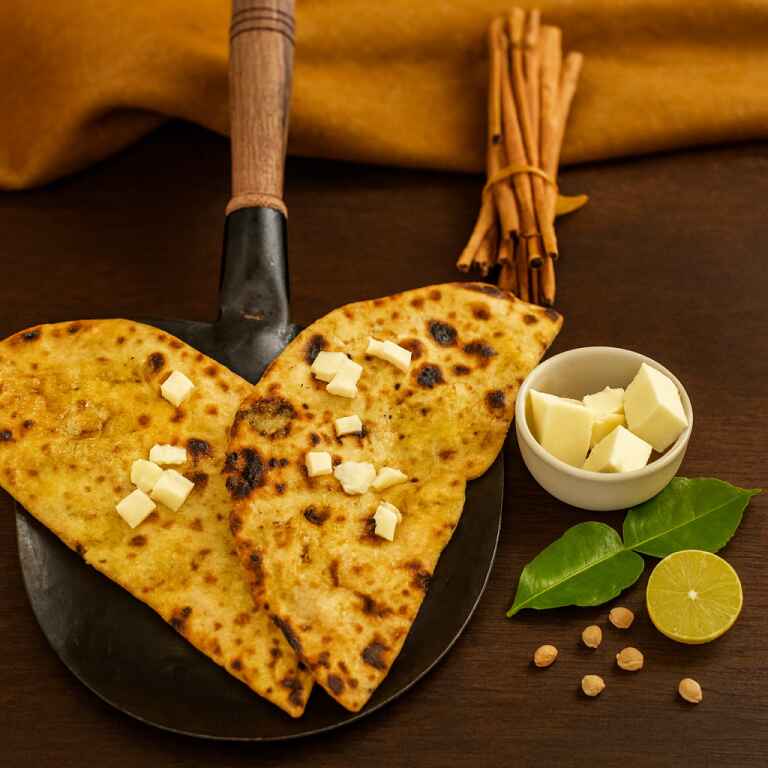Stuffed Paratha with Curd (Aloo / Gobhi / Paneer)