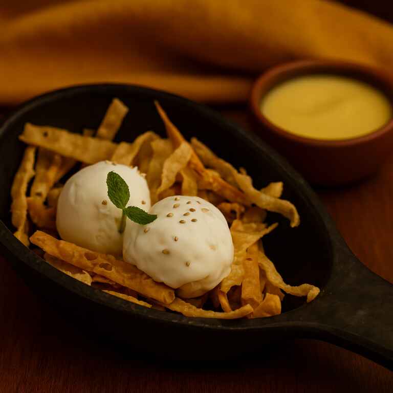 Darsaan with Ice cream