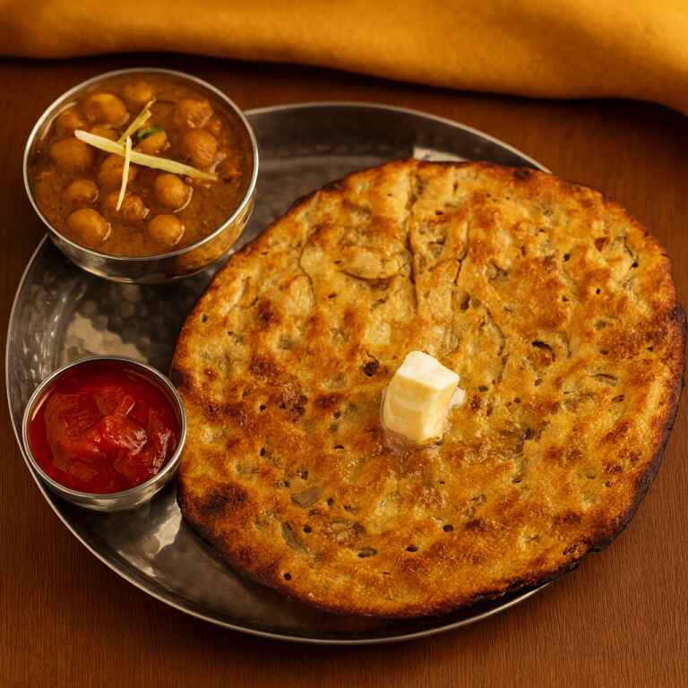 Aloo Kulcha with Chole