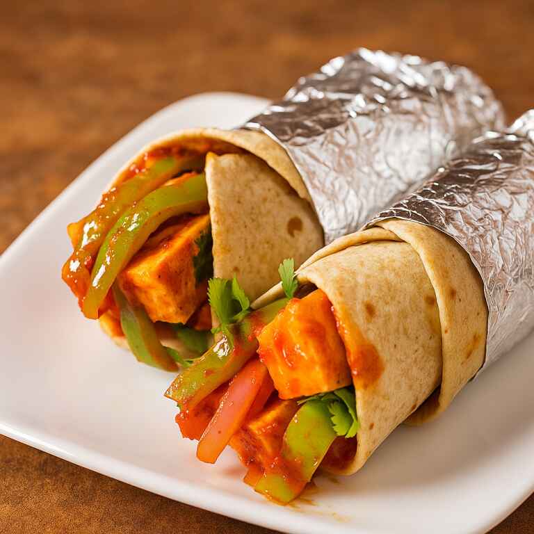Paneer Chilly Roll